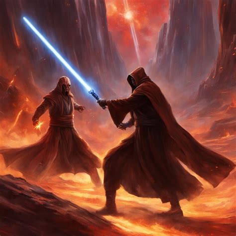 A Jedi vs a Sith by OliverFritz on DeviantArt