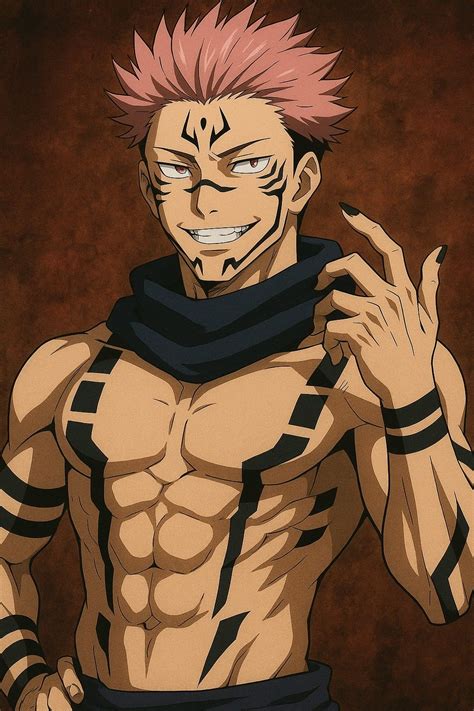 pin  ashley green  sukuna   top anime characters naruto