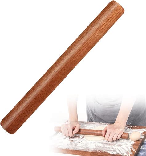 SUPER KITCHEN Rouleau à Pâtisserie en Bois de Hêtre, Rouleau à Pâte en