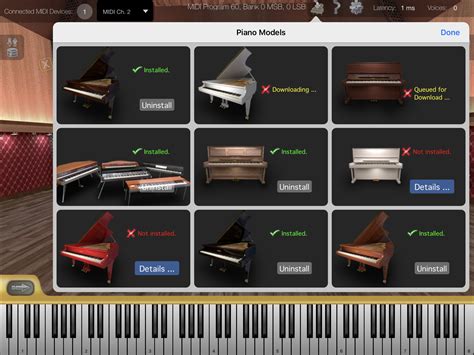 Piano Models