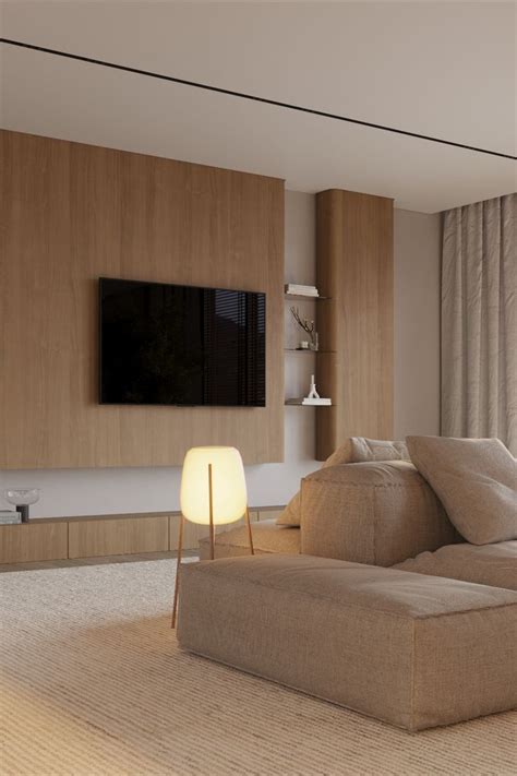 Дизайн кухни-гостиной | Minimalist living room, Living room tv unit ...