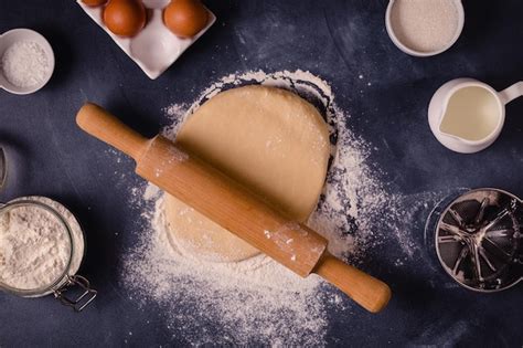 premium photo table  baking products  tools culinary baking