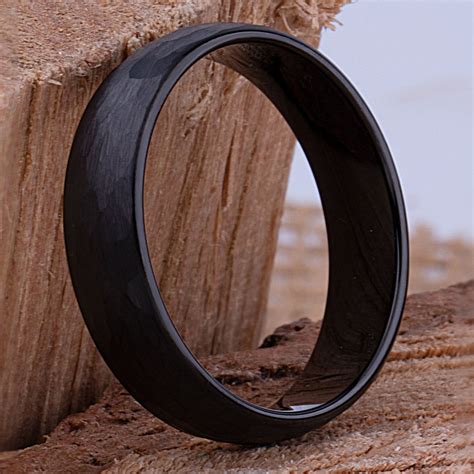 black tungsten wedding rings for men 3