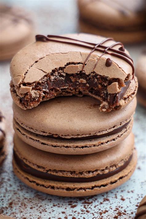 Chocolate Macaron Recipe - Simply Home Cooked