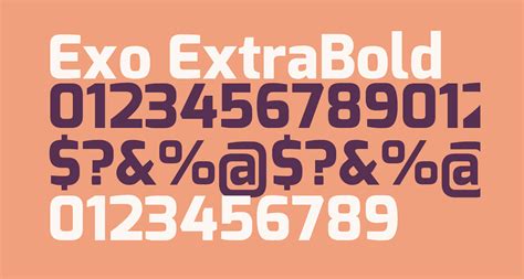 Exo ExtraBold free Font - What Font Is