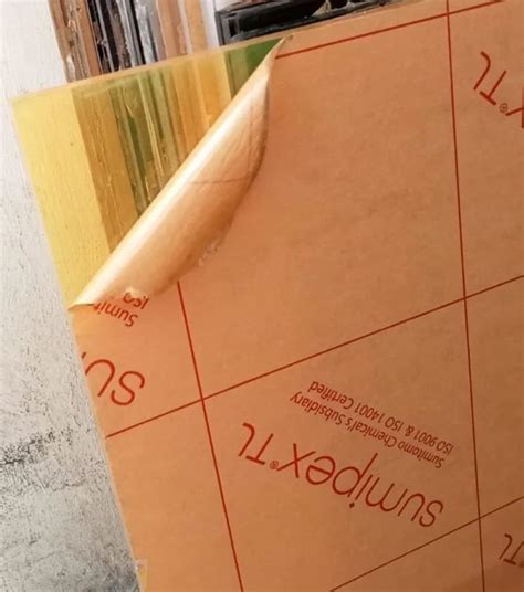 acrylic fluorescent sheet  square feet el