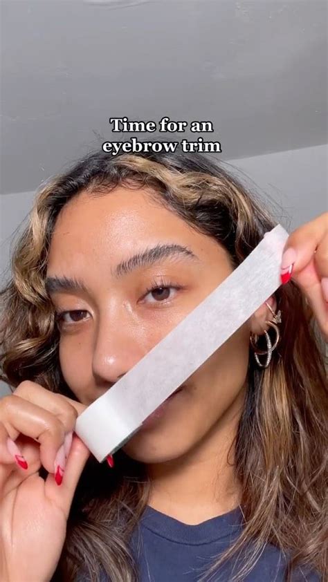 style on Instagram: Eyebrow trim 😍 Do you know how to do your own ...