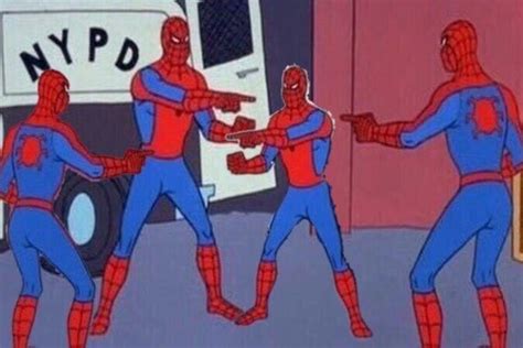 multiple spiderman blank template imgflip