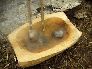 Boiling water with hot rocks. – Laplander's Natural Lore Blog