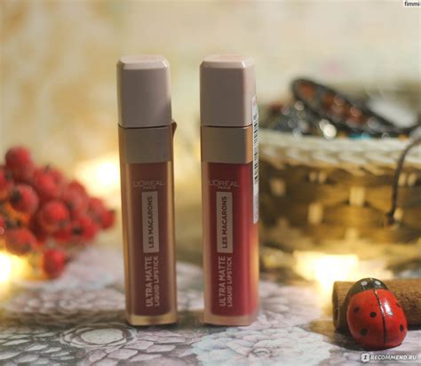 Губная помада L'Oreal Paris Les macarons ultra matte liquid lipstick ...