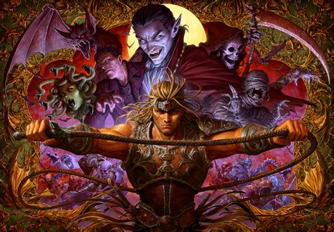 Artwork Simon Belmont | Castlevania | Dave Rapoza | Cook and Becker