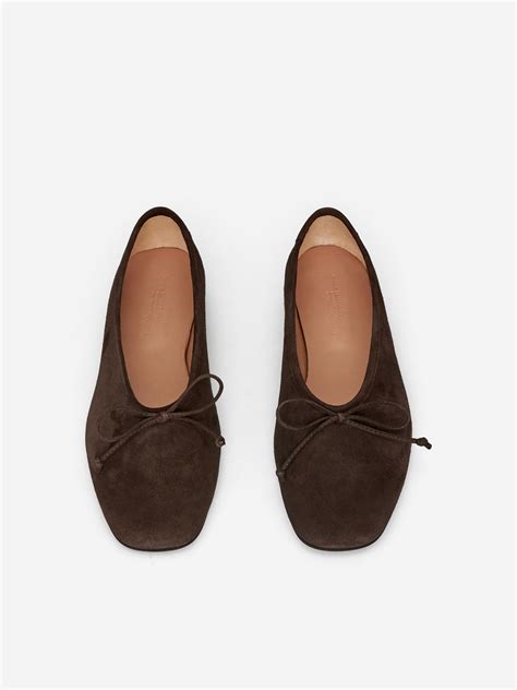 Suede Ballerina – Brown – Women – ARKET GB