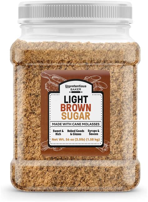 Amazon.com: Organic Brown Sugar Bulk Resealable bag (3lb) - raw Light