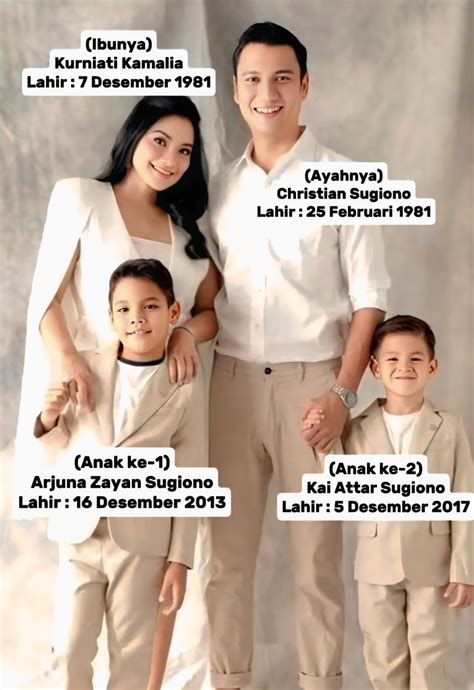 teguh potret harmonis keluarga titi kamal christian sugiono