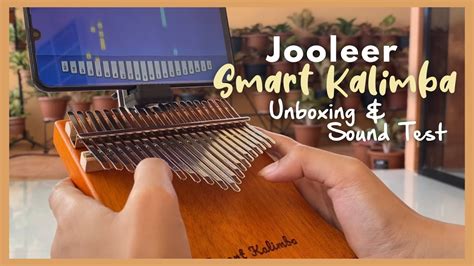 Jooleer Smart Kalimba 21-keys | Unboxing & Sound Test - YouTube