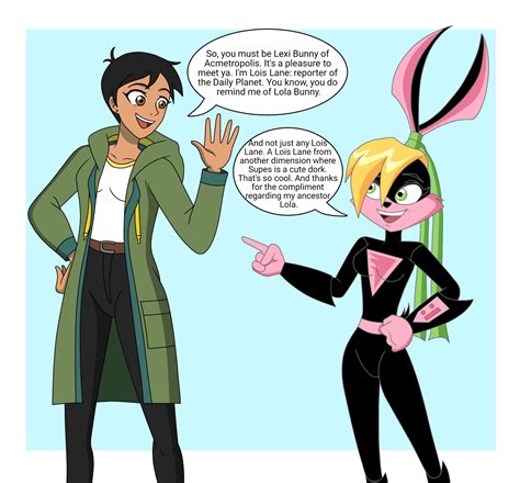 Lexi Bunny meets Lois Lane (MAWS) by WumpaWebHead on DeviantArt