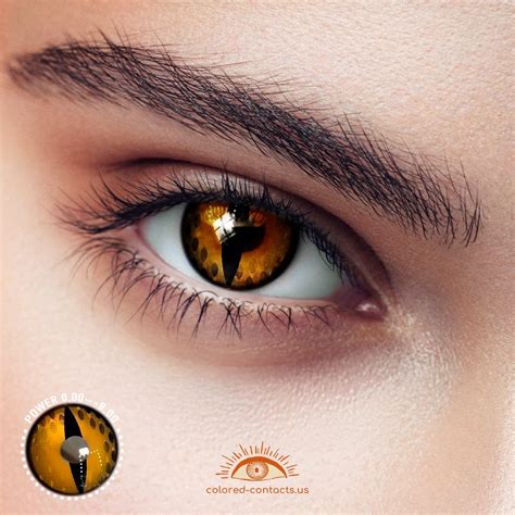 PredatorVision Amber Colored Contact Lenses - Colored Contacts