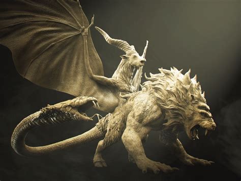 ArtStation - Chimera, tomoaki matsumoto | Chimera, Mythological ...