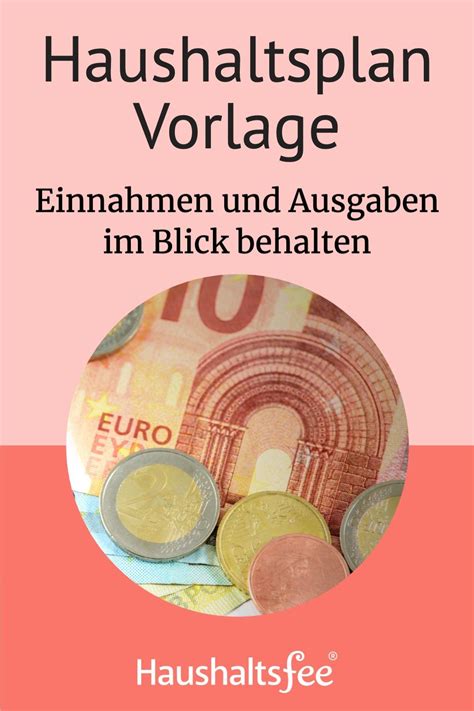 haushaltsplan mit vorlage erstellen einnahmen und ausgaben im blick haushaltsplan vorlage