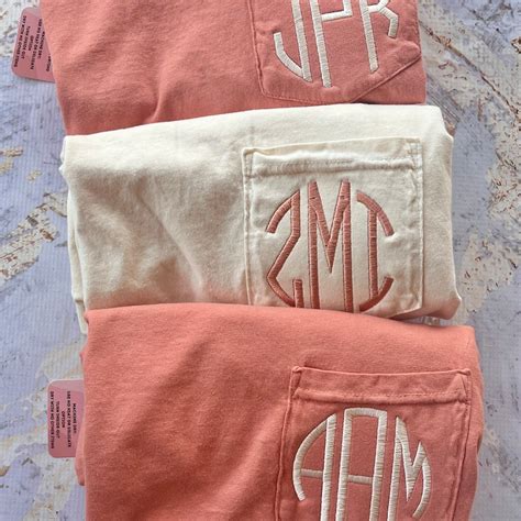 Monogram Tshirts - Etsy