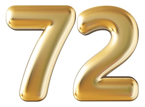 gold  number   png