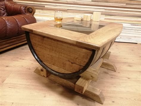 How To Make A Whiskey Barrel Coffee Table at Beth Heard blog