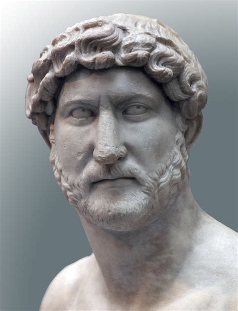 Portrait of the emperor Hadrian. London, British Museum.