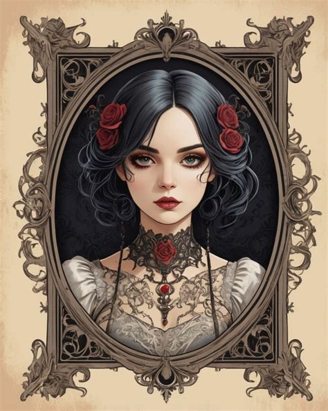 Gothic Girl Portrait Free Stock Photo - Public Domain Pictures