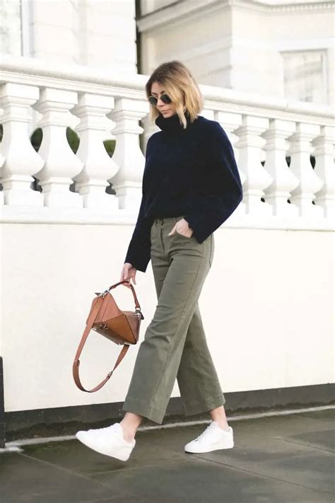 The Perfect Color Pants To Pair With Green And White | ShunVogue