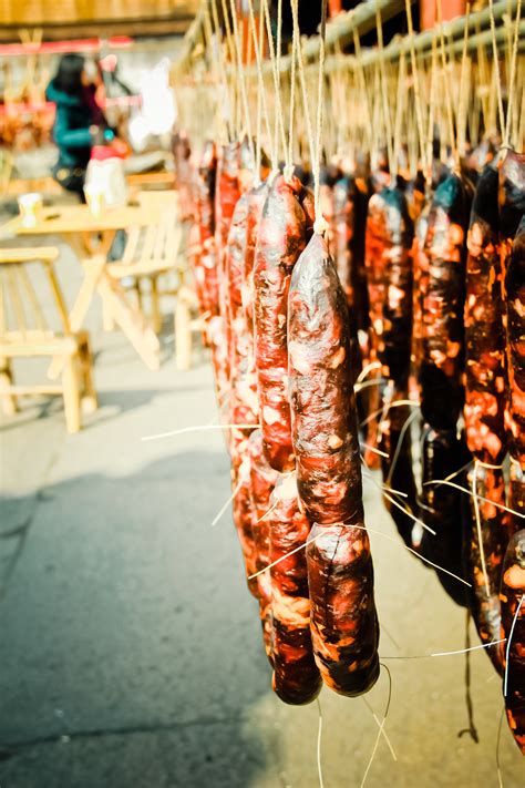Free Images : rope, street, string, city, crowd, food, red, color