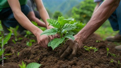 planting  tree concept  world environment day planting forest