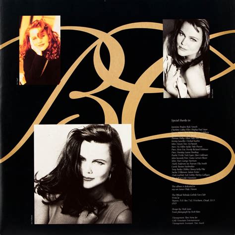 1992 The Best Of Belinda Volume 1 - Belinda Carlisle - Rockronología