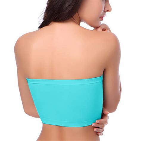 SOOMLON Strapless Bras for Women One Piece Bra Everyday Bra Strapless