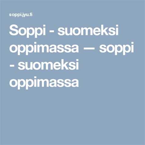 Etusivu - Monikielisen oppijan matkassa - kielitietoista pedagogiikkaa ...