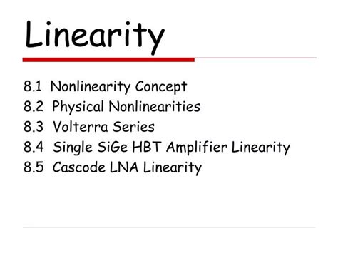 linearity powerpoint    id