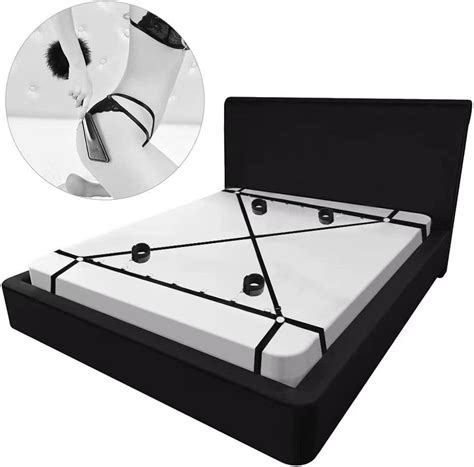 bdsm  bed system hand ankle cuffs restraints strap bondage kit wi