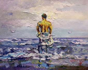 Male nude art | Etsy