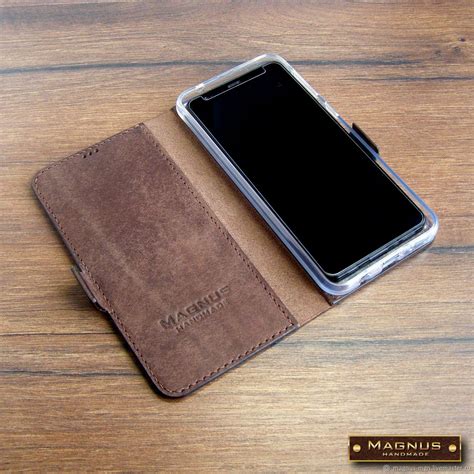 Чехол - книжка из натуральной кожи для любых смартфонов, IPhone в ...