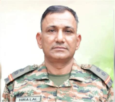 chinar corps honors subedar hira lal  supreme sacrifice  baramulla