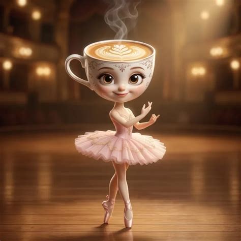 Ballerina Capuccino - Ballerina Cappuccina | Drinkellini | Italian Brainrot Character