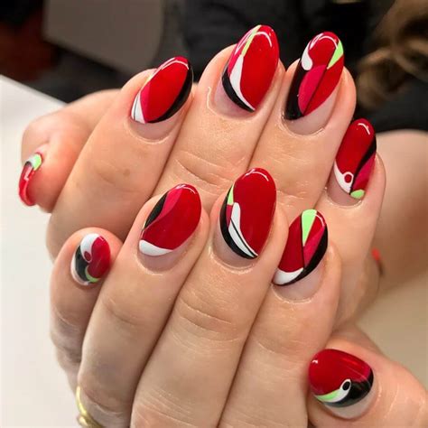 Red Nail Art Designs (26) - K4 Fashion