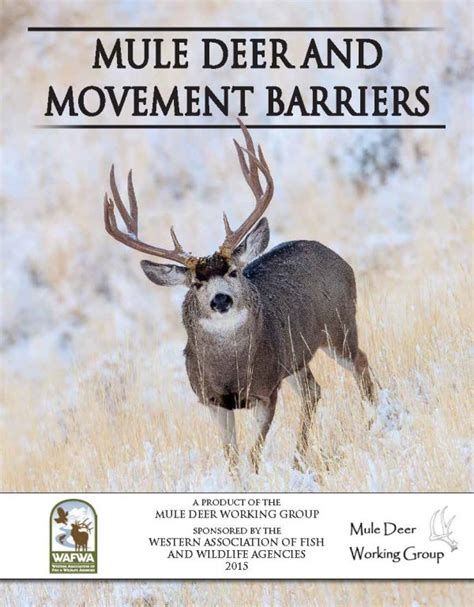 Mule Deer and Movement Barriers – WAFWA