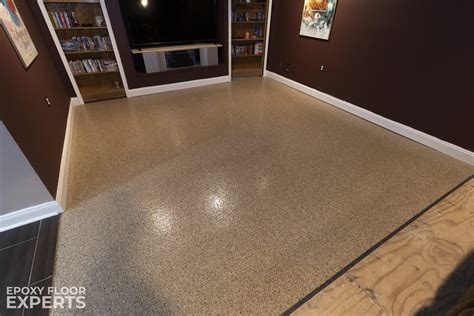 Downingtown, PA Epoxy Outback Flake Basement - Epoxy Floor Experts