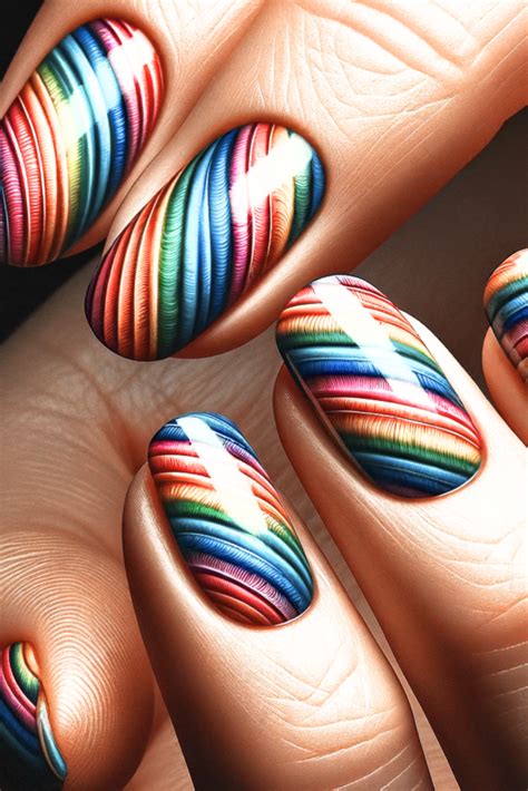 37 Dazzling Rainbow Nails to Brighten Your Day!