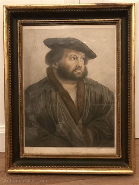 Antiques Atlas - Hans Holbein The Younger Self Portrait Engraving ...