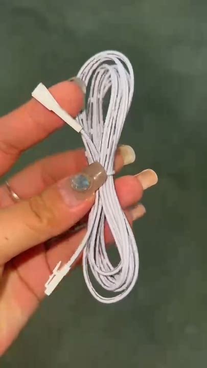 2-Pin DuPont 2.54mm Copper Terminal Connector LED Lamp Plug Wire ...