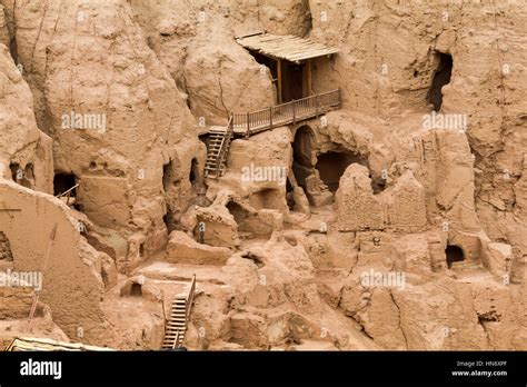 Toyuq Buddhist Caves near Turpan Xinjiang Province China Stock Photo - Alamy