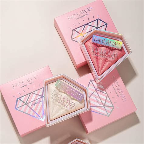 Shimmery Diamond Highlighter Palette - Pearl White #01 - 1.00g