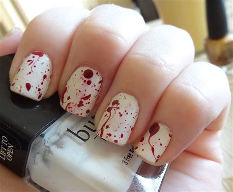 Adventures in LalaLand: Halloween Blood Splatter Mani