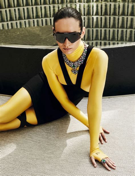 Evgeniya Fedoseeva by Rafa Gallar for Elle Spain November 2022